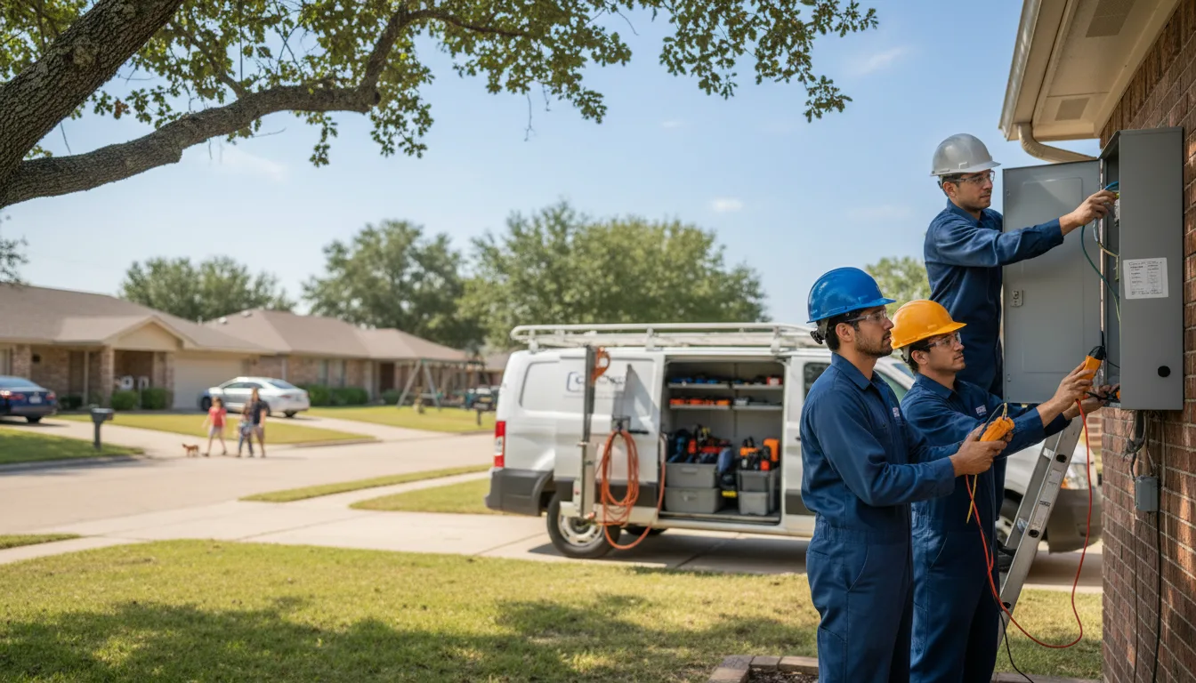 Certified electrician providing emergency electrical services in Clines Corners, NM